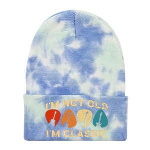 Funny Guitar Design For Guitarist Guitar Lovers Tie Dye 12in Knit Beanie