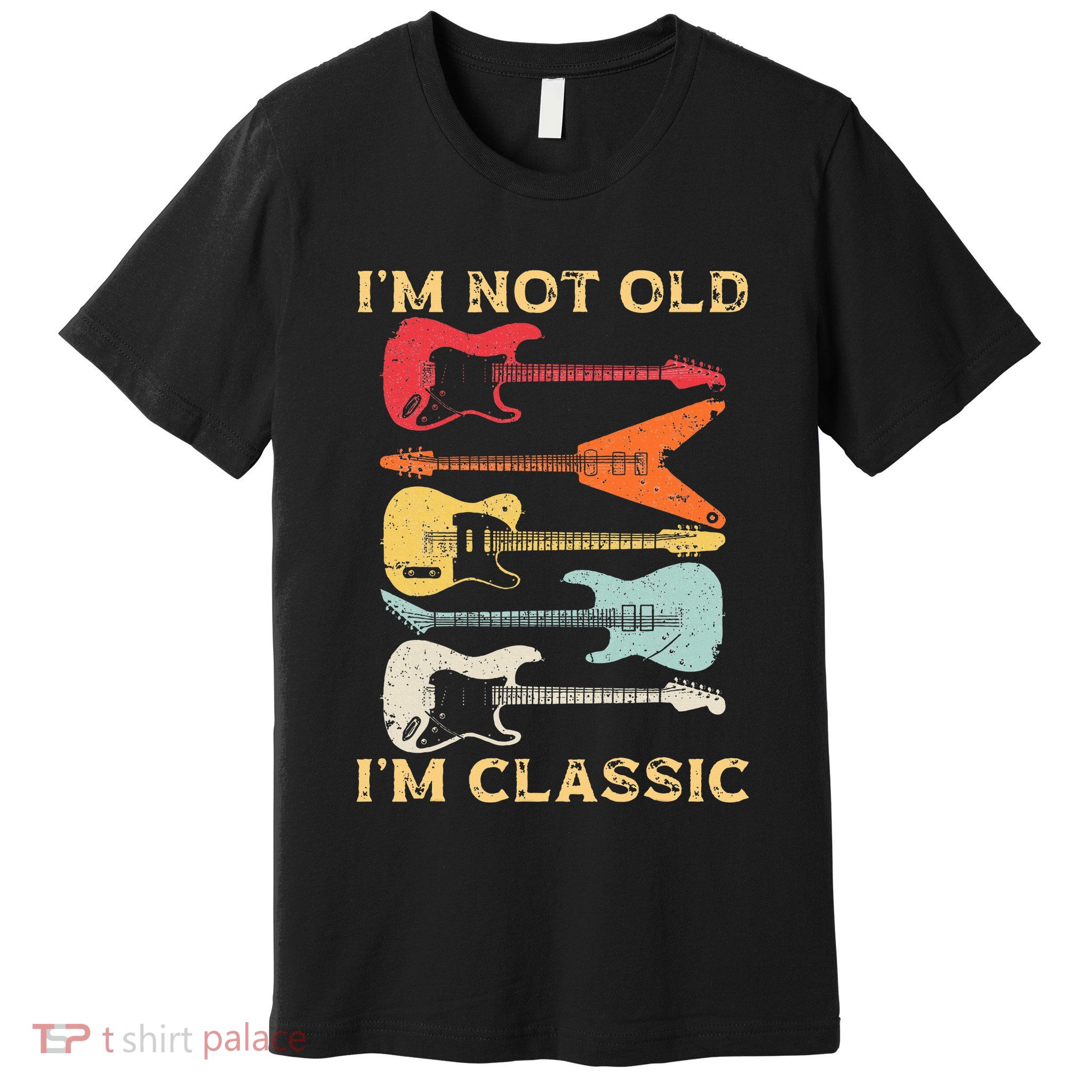 Funny Guitar Design For Guitarist Guitar Lovers Premium T-Shirt