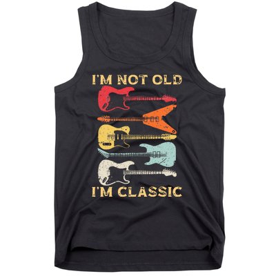 Funny Guitar Design For Guitarist Guitar Lovers Tank Top