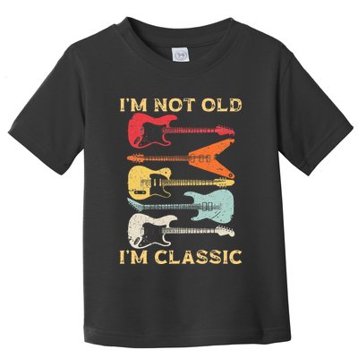 Funny Guitar Design For Guitarist Guitar Lovers Toddler T-Shirt