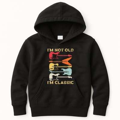 Funny Guitar Design For Guitarist Guitar Lovers Kids Hoodie