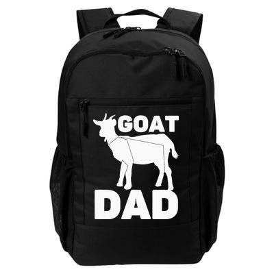 Funny Goat Dad The Goatfather Funny Goat Father Lover Backpack