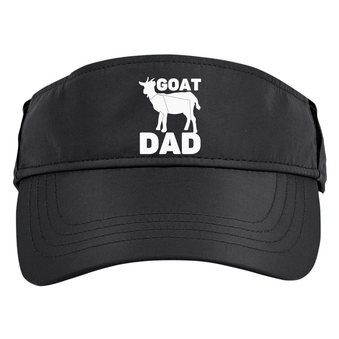 Funny Goat Dad The Goatfather Funny Goat Father Lover Adult Drive Performance Visor