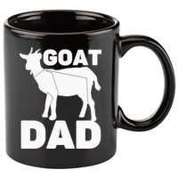 Funny Goat Dad The Goatfather Funny Goat Father Lover 11oz C Handle Ceramic Mug