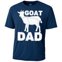 Funny Goat Dad The Goatfather Funny Goat Father Lover Cooling Performance Crew T-Shirt