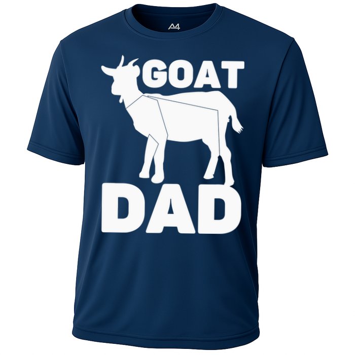 Funny Goat Dad The Goatfather Funny Goat Father Lover Cooling Performance Crew T-Shirt