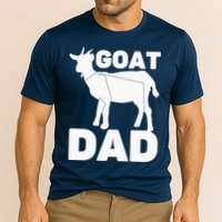 Funny Goat Dad The Goatfather Funny Goat Father Lover Cooling Performance Crew T-Shirt