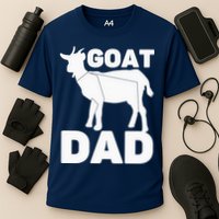 Funny Goat Dad The Goatfather Funny Goat Father Lover Cooling Performance Crew T-Shirt