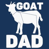 Funny Goat Dad The Goatfather Funny Goat Father Lover Cooling Performance Crew T-Shirt