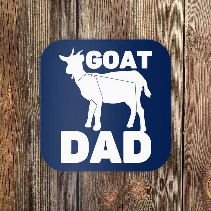 Funny Goat Dad The Goatfather Funny Goat Father Lover Coaster