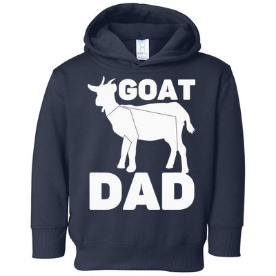 Funny Goat Dad The Goatfather Funny Goat Father Lover Toddler Hoodie