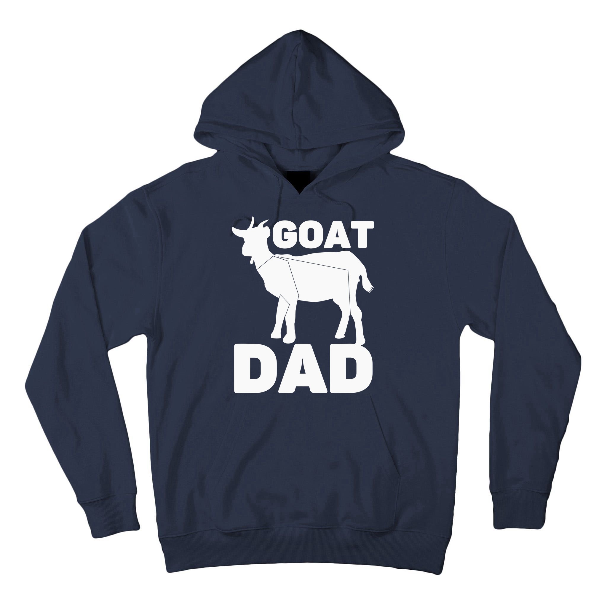 Funny Goat Dad The Goatfather Funny Goat Father Lover Tall Hoodie