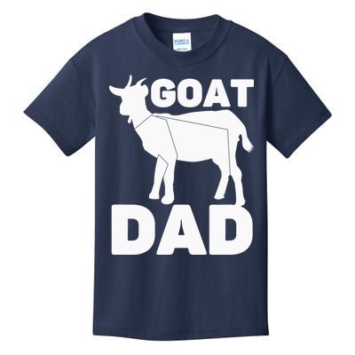 Funny Goat Dad The Goatfather Funny Goat Father Lover Kids T-Shirt