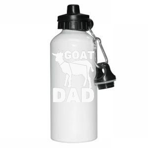 Funny Goat Dad The Goatfather Funny Goat Father Lover Aluminum Water Bottle