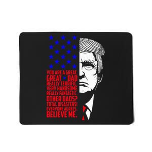 Funny Great Dad Donald Trump FatherS Day Mousepad