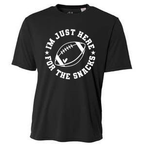 Football Game Day IM Just Here For The Snacks Cooling Performance Crew T-Shirt