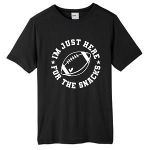 Football Game Day IM Just Here For The Snacks Tall Fusion ChromaSoft Performance T-Shirt