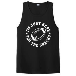 Football Game Day IM Just Here For The Snacks PosiCharge Competitor Tank