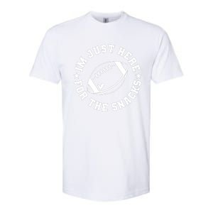 Football Game Day IM Just Here For The Snacks Softstyle CVC T-Shirt