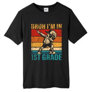 First Grade Dabbing Boy Bruh IM In 1st Grade Student Tall Fusion ChromaSoft Performance T-Shirt