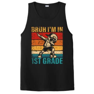 First Grade Dabbing Boy Bruh IM In 1st Grade Student PosiCharge Competitor Tank