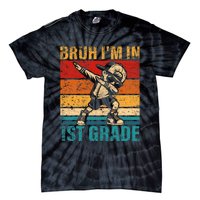 First Grade Dabbing Boy Bruh IM In 1st Grade Student Tie-Dye T-Shirt