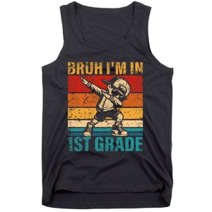 First Grade Dabbing Boy Bruh IM In 1st Grade Student Tank Top