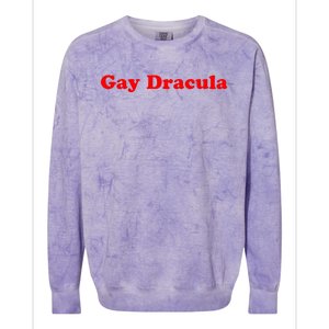 Funny Gay Dracula LGBT Colorblast Crewneck Sweatshirt