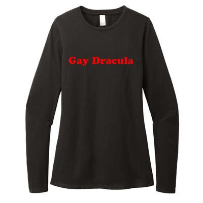 Funny Gay Dracula LGBT Womens CVC Long Sleeve Shirt