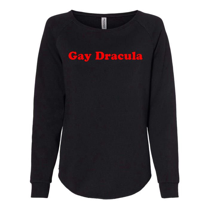 Funny Gay Dracula LGBT Womens California Wash Sweatshirt