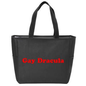 Funny Gay Dracula LGBT Zip Tote Bag