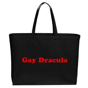 Funny Gay Dracula LGBT Cotton Canvas Jumbo Tote