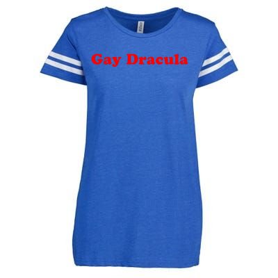 Funny Gay Dracula LGBT Enza Ladies Jersey Football T-Shirt