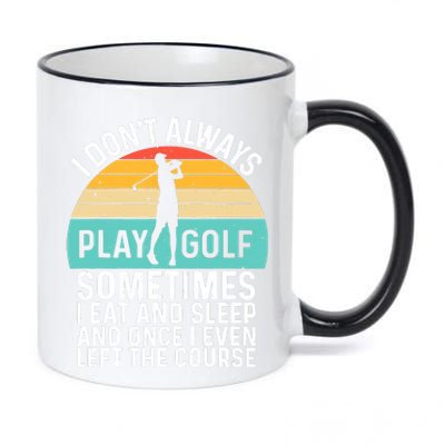 Funny Golf Design For Men Women Golfer Ball Sport Golf Lover 11oz Black Color Changing Mug