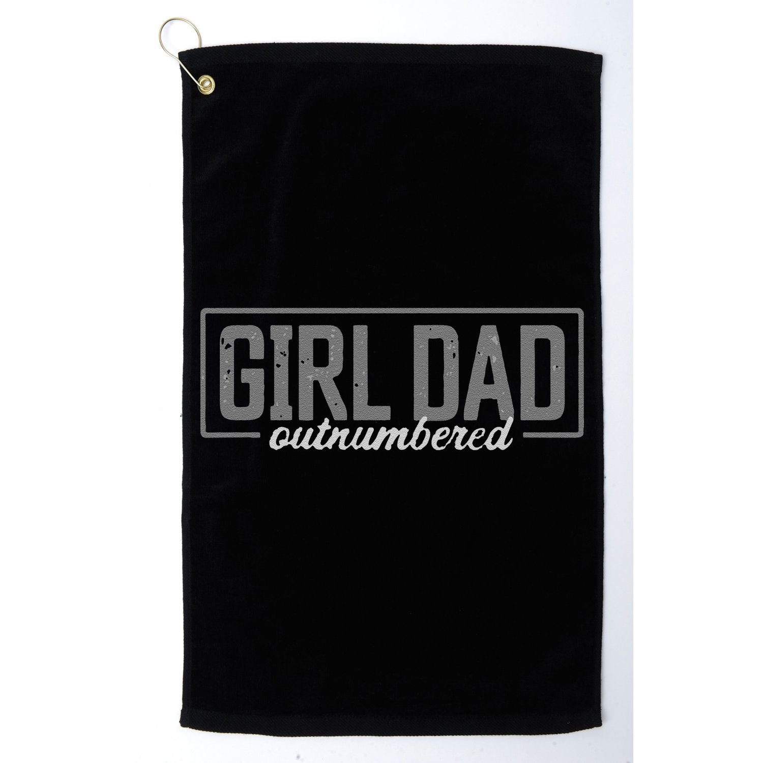 Funny Girl Dad Golf Towel