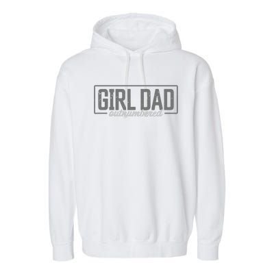 Funny Girl Dad Garment-Dyed Fleece Hoodie