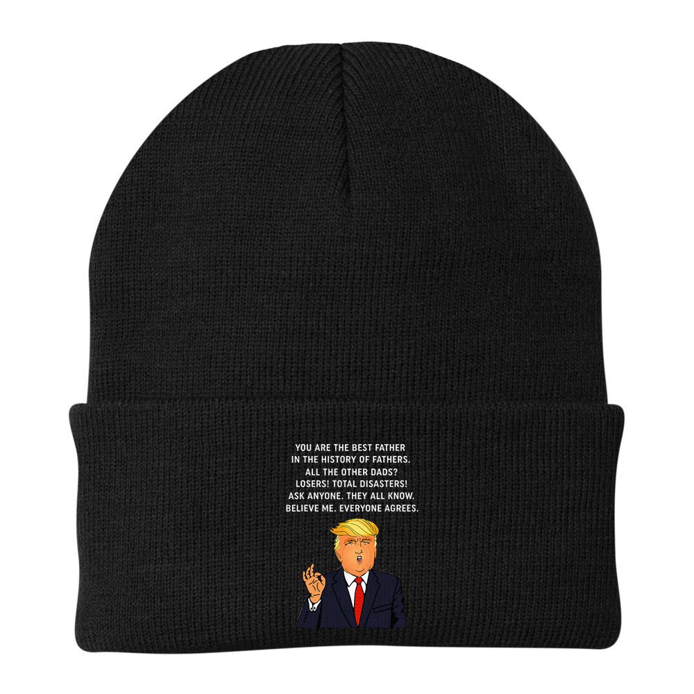 Funny Great Dad Donald Trump FatherS Day Beanie