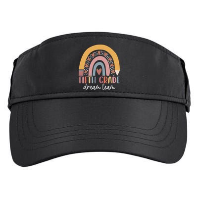 Fifth Grade Dream Team Teacher Back To School Gifts Adult Drive Performance Visor