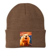 Funny Groundhog Day The Scream Painting Knit Cap Winter Beanie