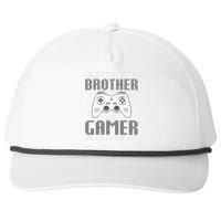 Funny Gaming Design For Brother Gamer Gaming Lover Snapback Five-Panel Rope Hat