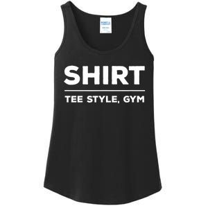 Funny Gym Design TEE STYLE, GYM Ladies Essential Tank