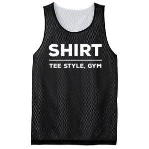 Funny Gym Design TEE STYLE, GYM Mesh Reversible Basketball Jersey Tank