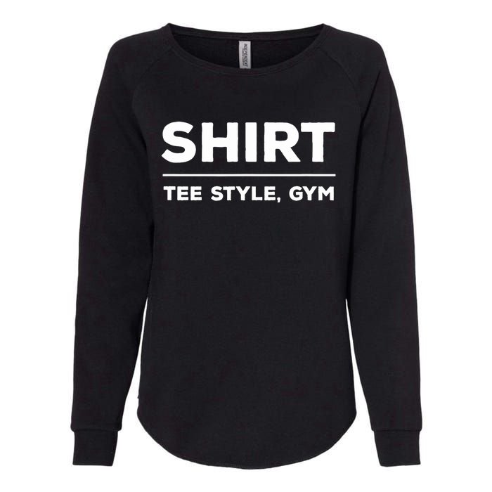 Funny Gym Design TEE STYLE, GYM Womens California Wash Sweatshirt