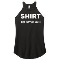 Funny Gym Design TEE STYLE, GYM Women's Perfect Tri Rocker Tank