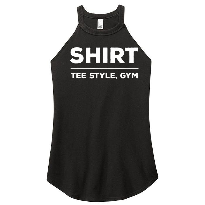 Funny Gym Design TEE STYLE, GYM Women's Perfect Tri Rocker Tank