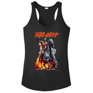 Fatal Gallop Diabolic Fear Black Horror Evil Monster Terror Ladies PosiCharge Competitor Racerback Tank