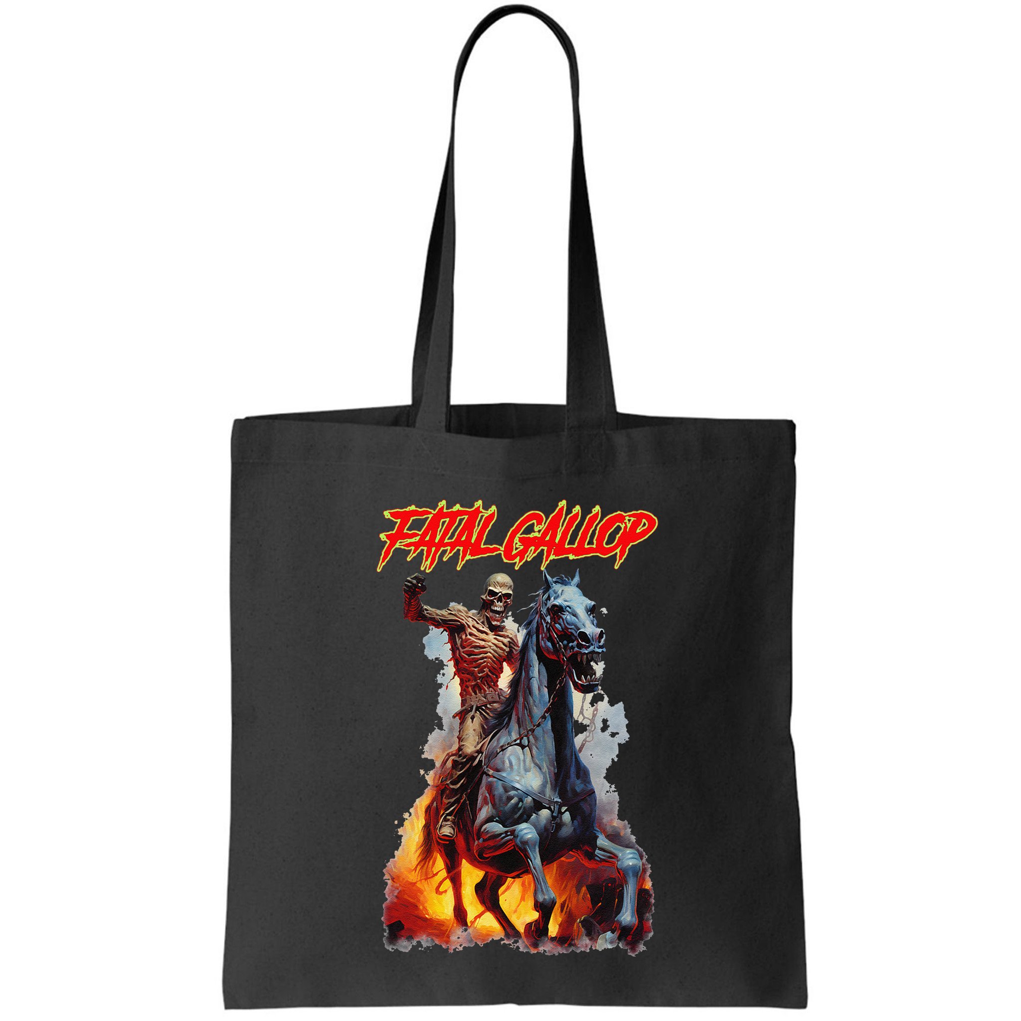 Fatal Gallop Diabolic Fear Black Horror Evil Monster Terror Bag