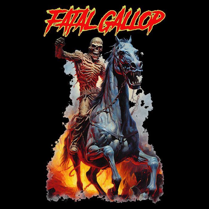 Fatal Gallop Diabolic Fear Black Horror Evil Monster Terror Bag