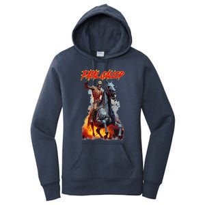 Fatal Gallop Diabolic Fear Black Horror Evil Monster Terror Women's Pullover Hoodie