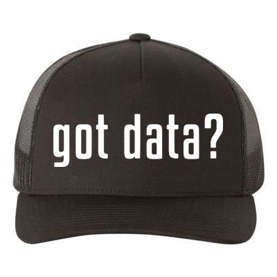 Funny Got Data MIS Data Systems Business Analyst Yupoong Adult 5-Panel Trucker Hat